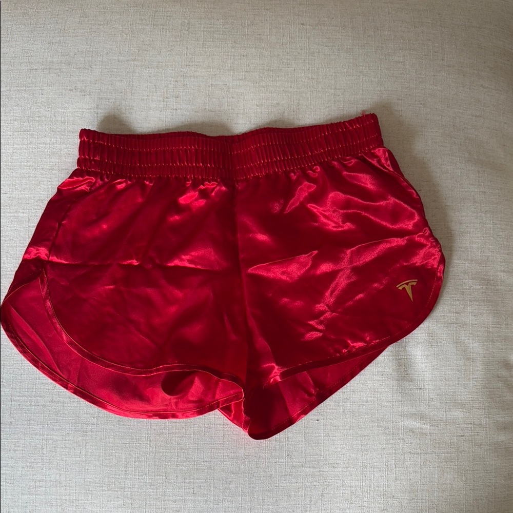 Tesla Women's Red Shorts
